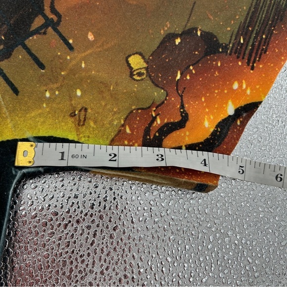 Marvel Deadpool Graphic All Over Print Red Yellow Superhero Tee Size Large - Picture 7 of 7